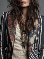 The Juniper™  | Bohemian Striped Blazer