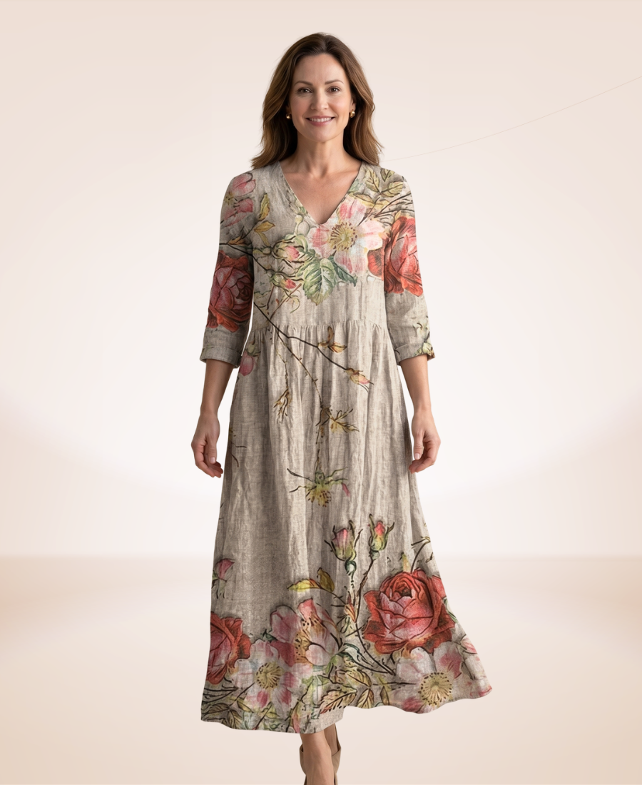 CHANTELLE | Breathable Cotton Blend Dress