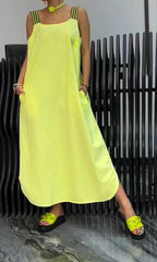Comfy | Shoulder Strap Suspender Dress