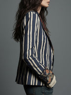 The Juniper™  | Bohemian Striped Blazer