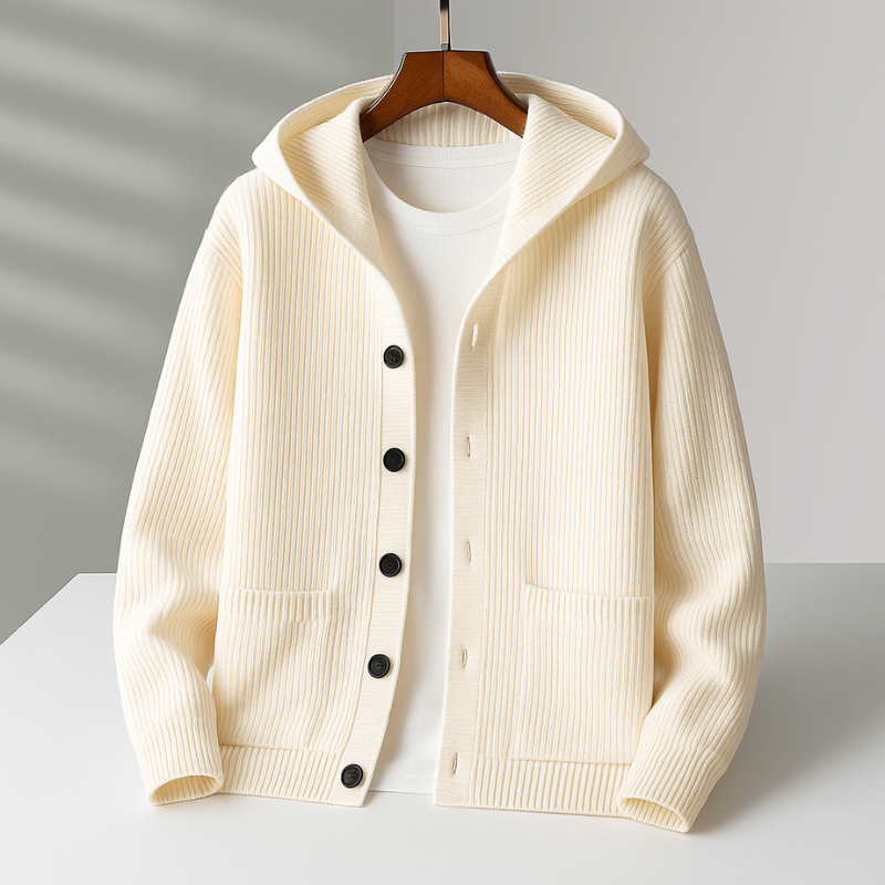 Terressa - Knitted Cardigan with Buttons