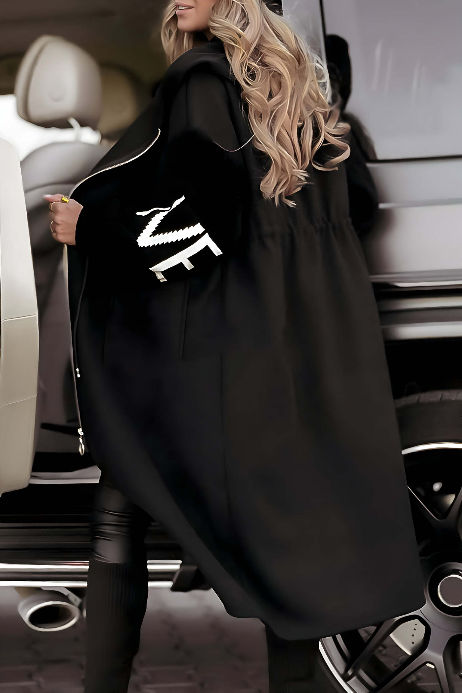 Rosana | Elegant Hooded Coatigan