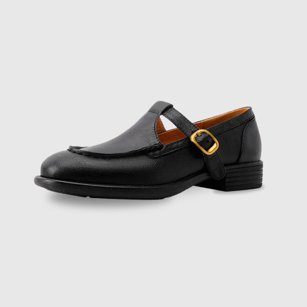 Nancy | Retro-Inspired Leather Shoes
