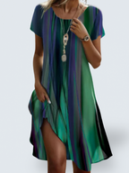 Jamie | Relaxed Boho Dress with Gradient