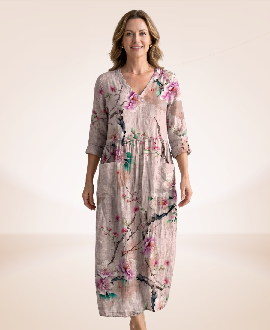 CHANTELLE | Breathable Cotton Blend Dress