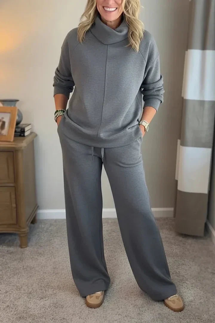 Colleen™ | Women Casual Turtle-neck 2 Piece