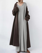 Nora | Elegant Casual V-Neck Dress