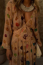 Isabelle | Golden Seashell Maxi