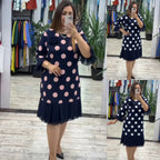 Victoria | Elegant polka-dot dress