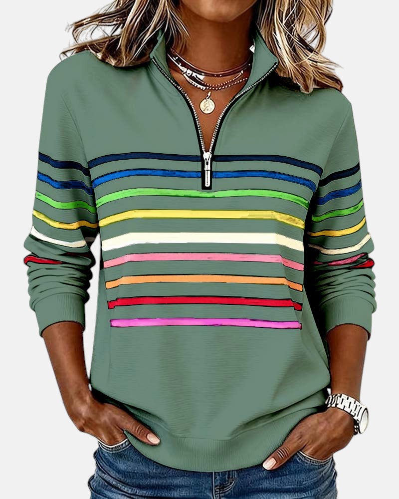 Wren | Classic Cotton Zip Sweatshirt for Everyday Comfort