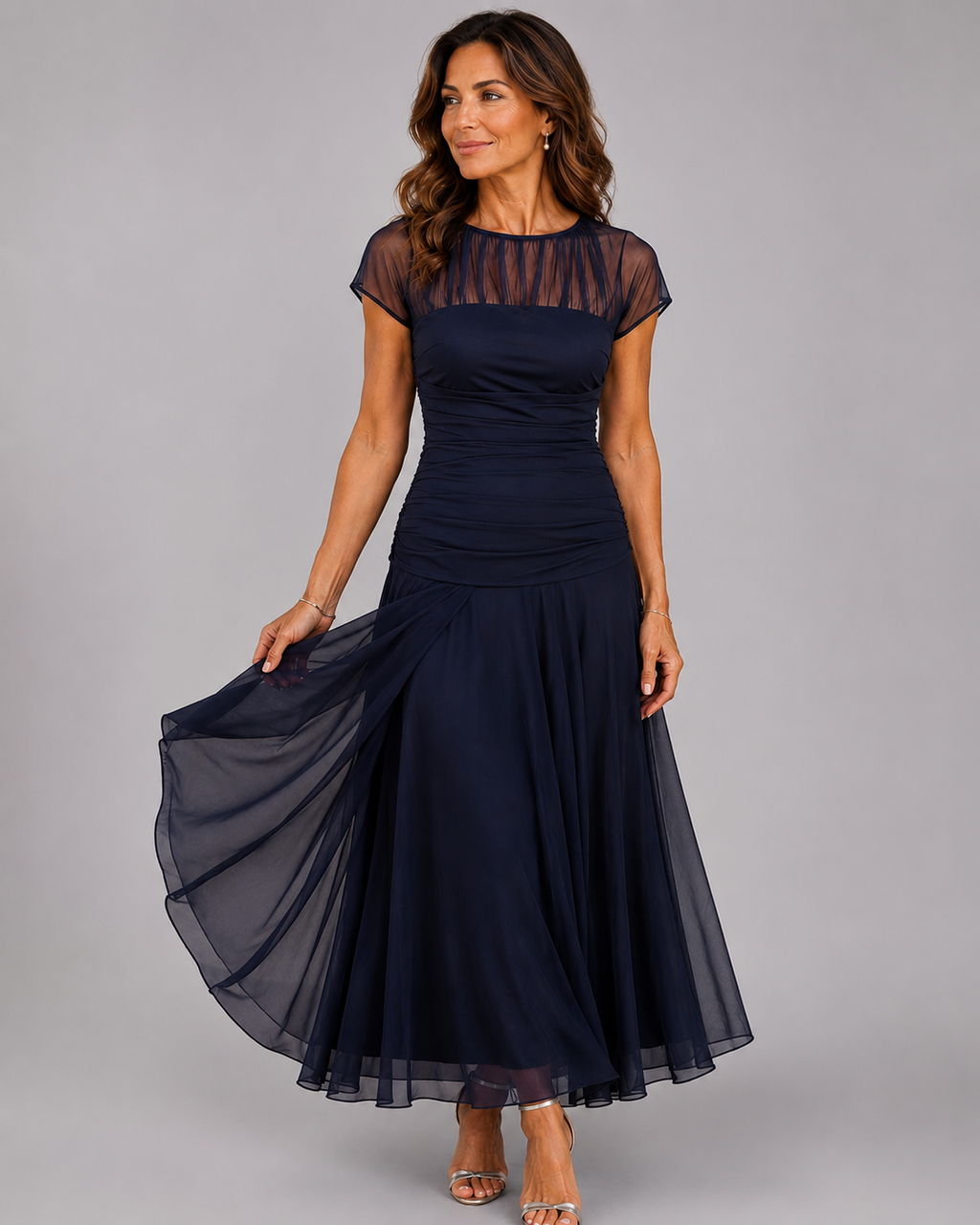 Lorenza | Chiffon dress