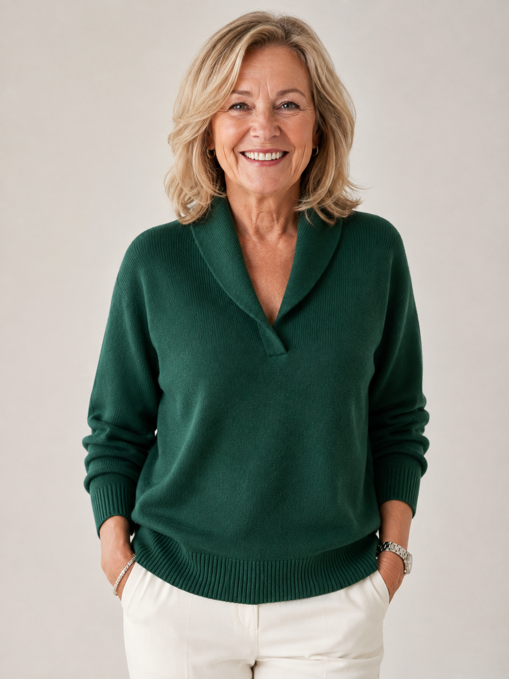 Soft V-Neck Jumper