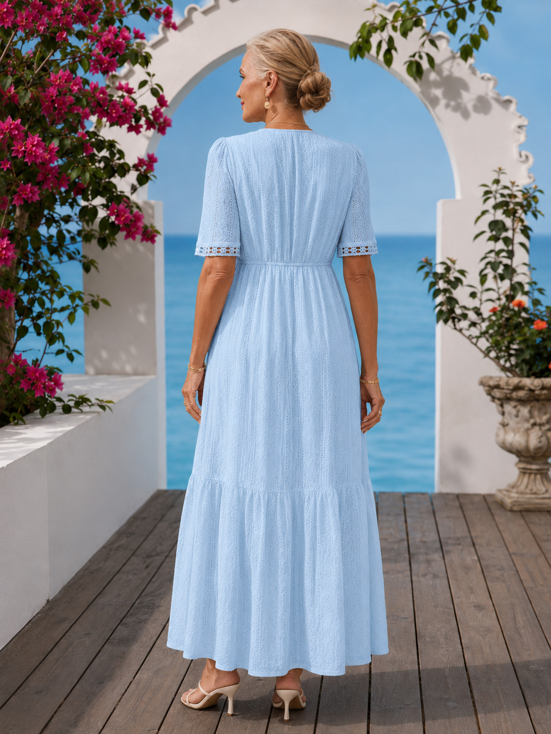 elegant summer dress Apple Blossom Spaghetti Strap Midi ensuring that you stay comfortable even during the warmest summer days SHEIN Girls' Lace Dress,Elegant White