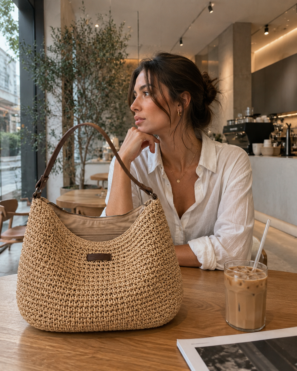 Simona | Elegant Braided Handbag