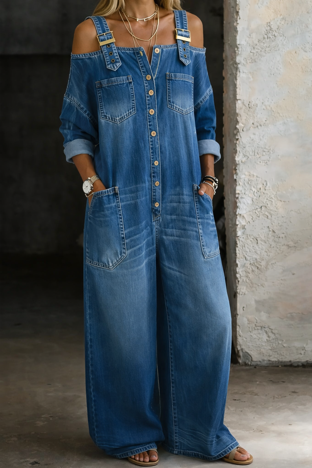 Sophia | Denim Jumpsuit