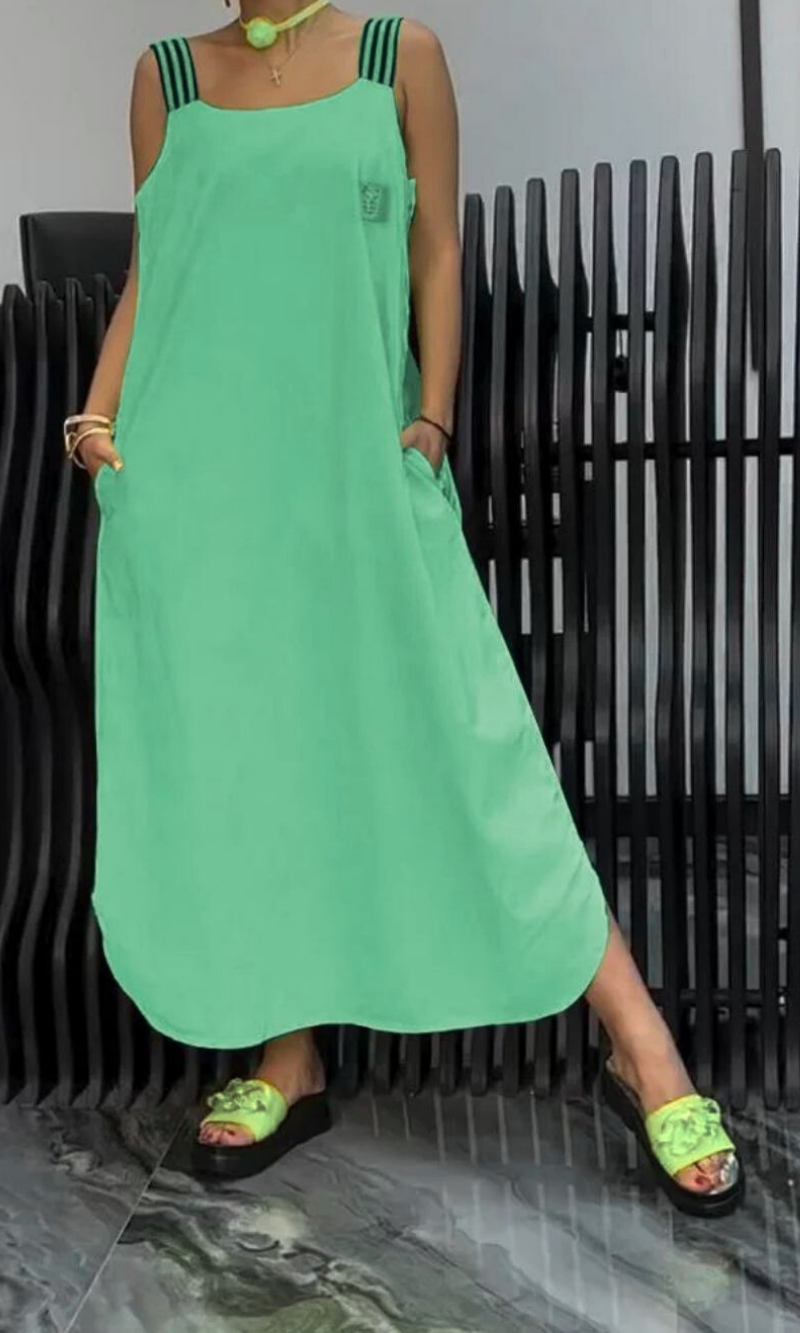 Comfy | Shoulder Strap Suspender Dress