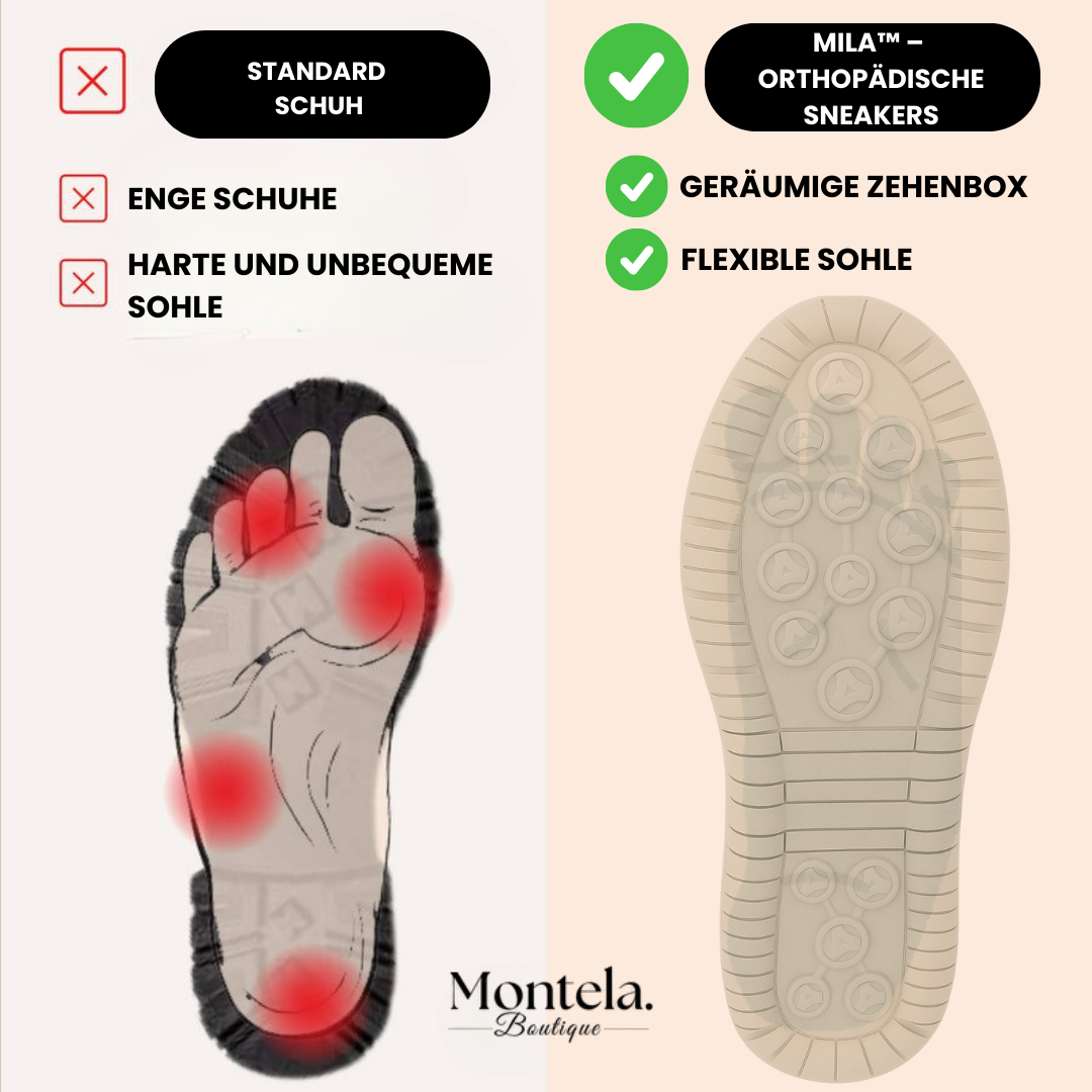 Mila – Comfortable orthopedic sneakers with a zipper