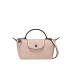 Mini Leather Longchamp Bag - Pink
