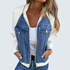 Zoe | Denim Hooded Jacket