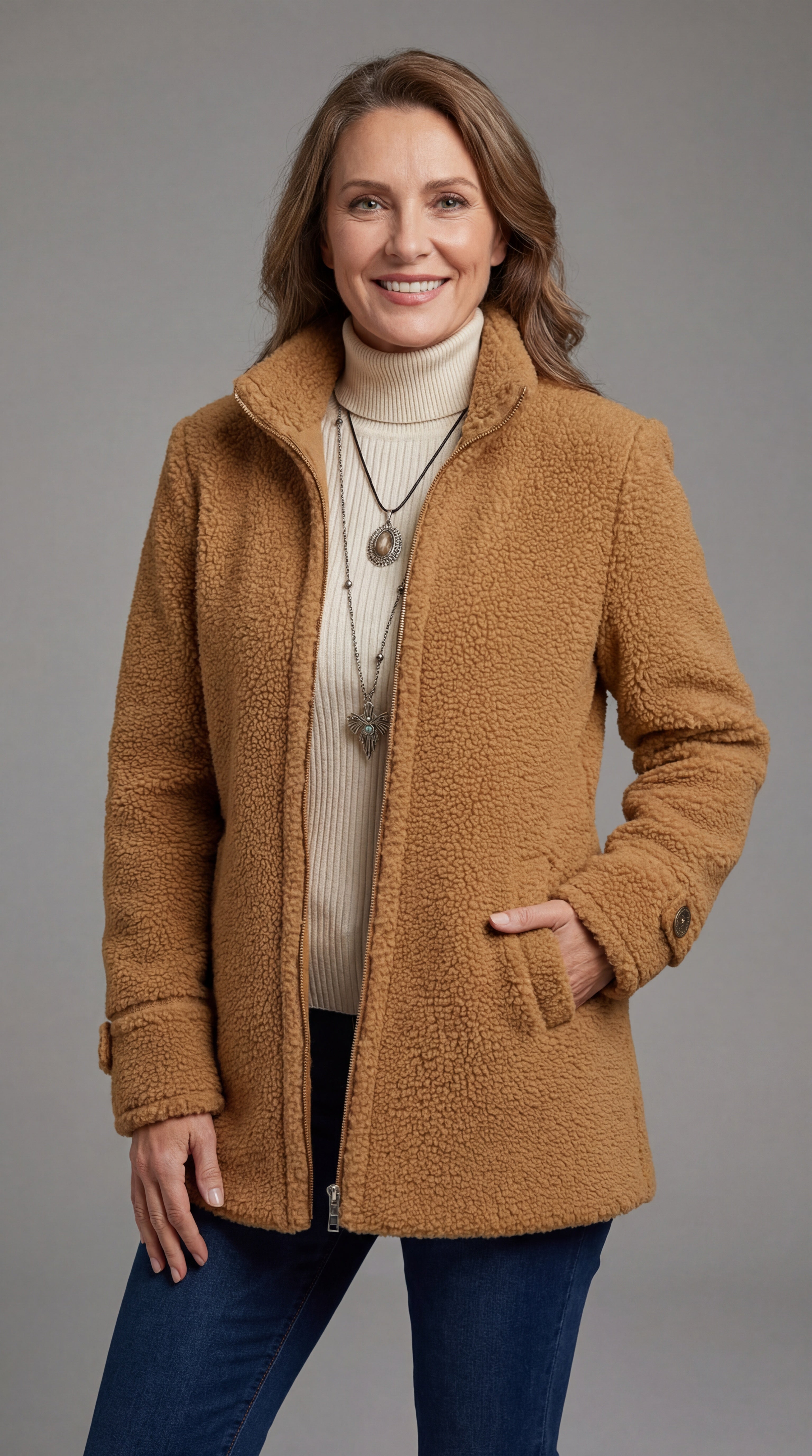 Cassandra Full-Zip Womens Jacket