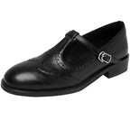 Miana | Polished T-Strap Mary Janes