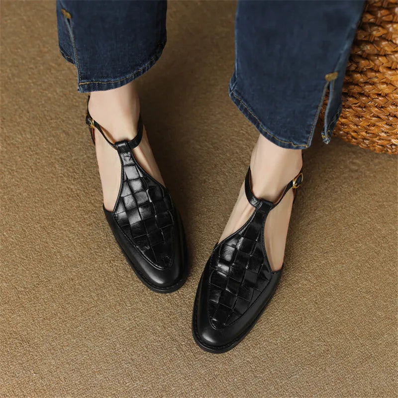Celeste | Vintage Strap Heels