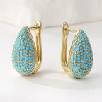 Turquoise Teardrop Earrings
