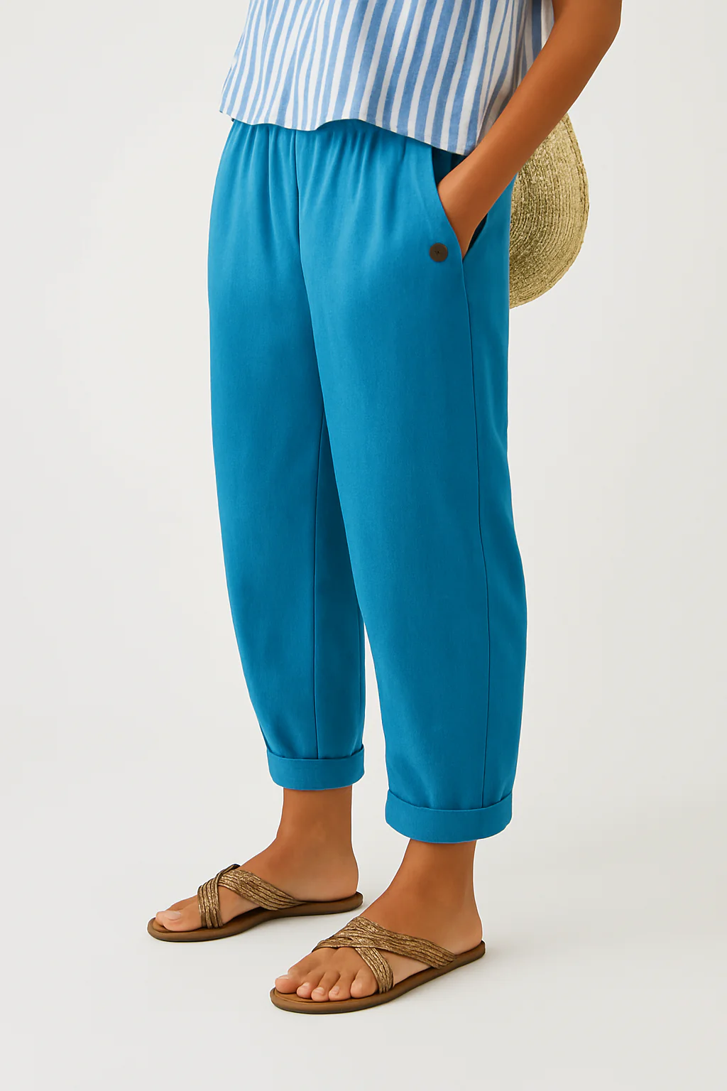 Romina™ Timeless Linen-Cotton Trousers