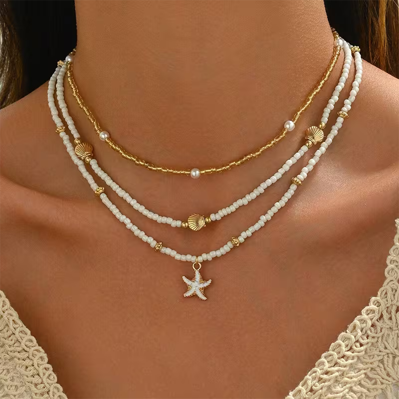 The Coastal Layers Necklace Set