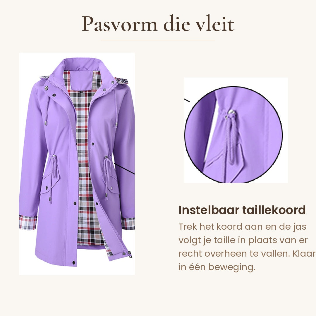 Carlotta 3-in-1 Raincoat – Waterproof with Detachable Hood