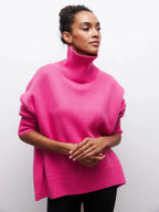 Cittra – Oversized Ribbed Turtleneck Sweater