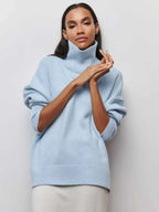 Cittra – Oversized Ribbed Turtleneck Sweater