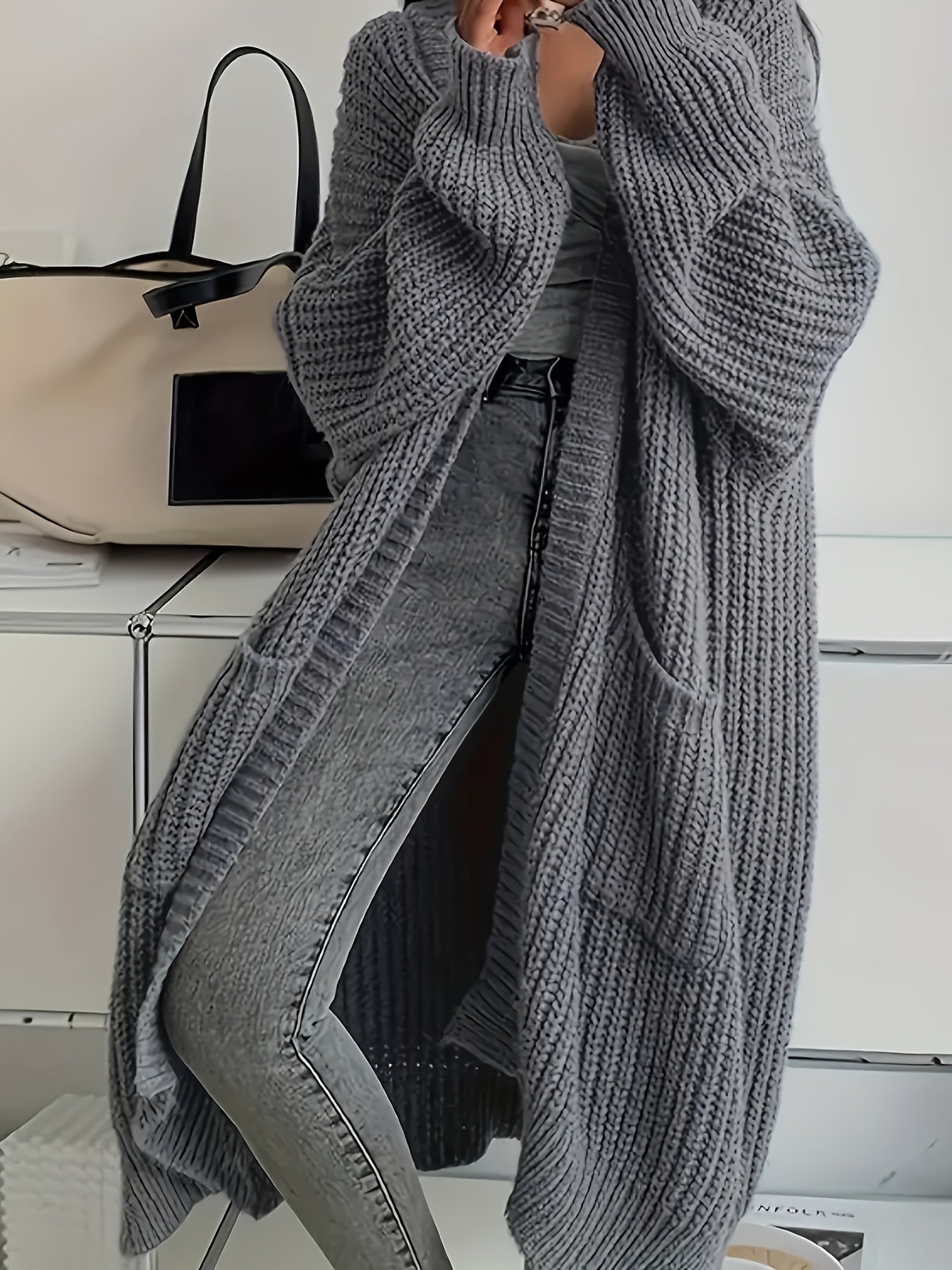 Lenie | Long Cardigan with Pockets