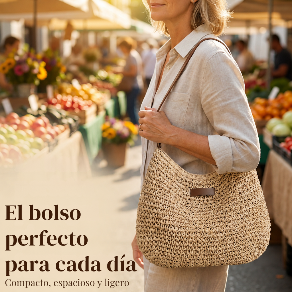 Simona | Elegant Braided Handbag