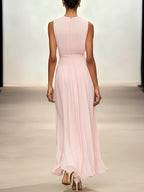 Charlotte | Elegant chiffon midi dress