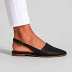 Simone | Braided Loafers with a Back Strap