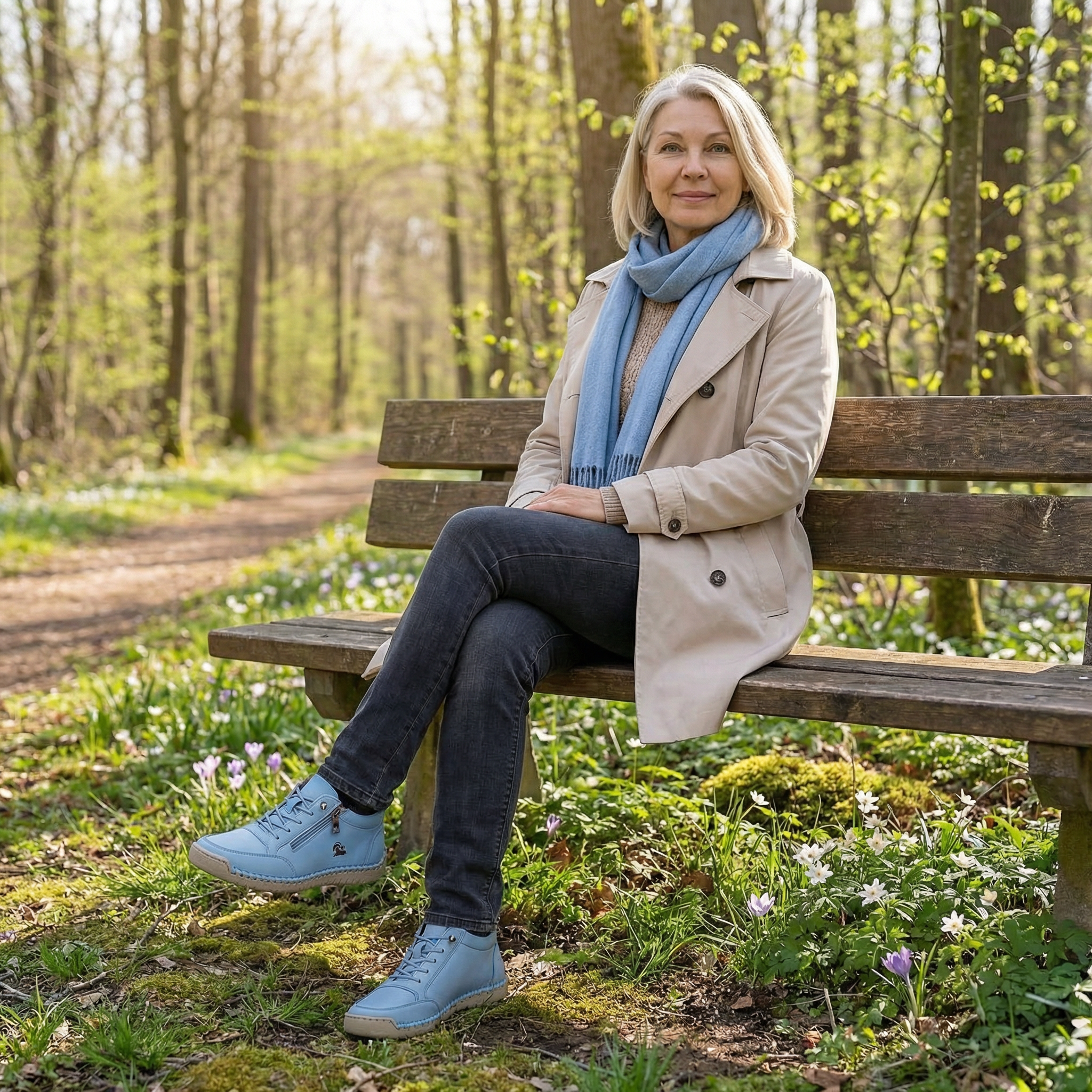 Mila – Comfortable orthopedic sneakers with a zipper