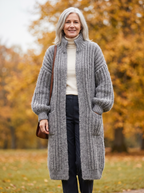 Lenie | Long Cardigan with Pockets