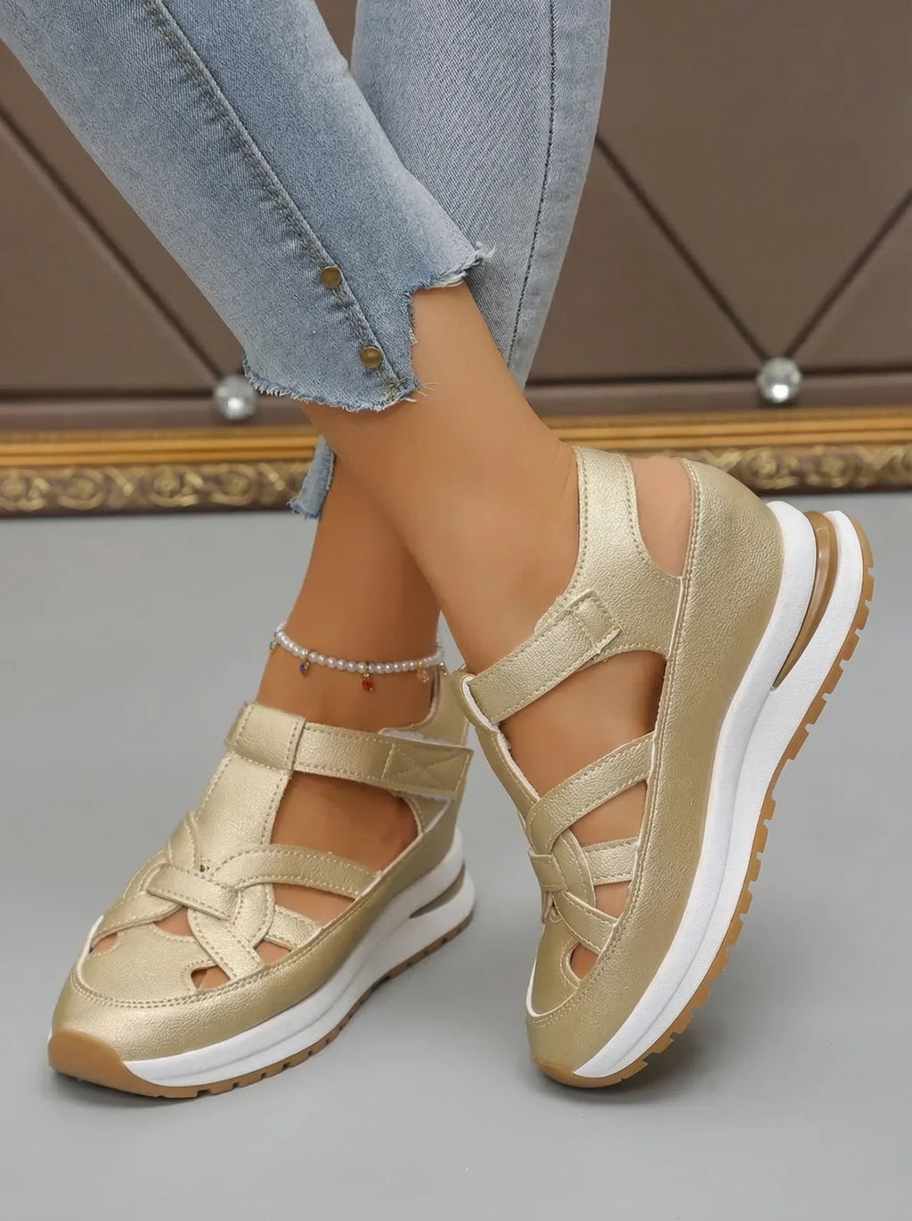 Duna - Comfortable wedge sandals for women