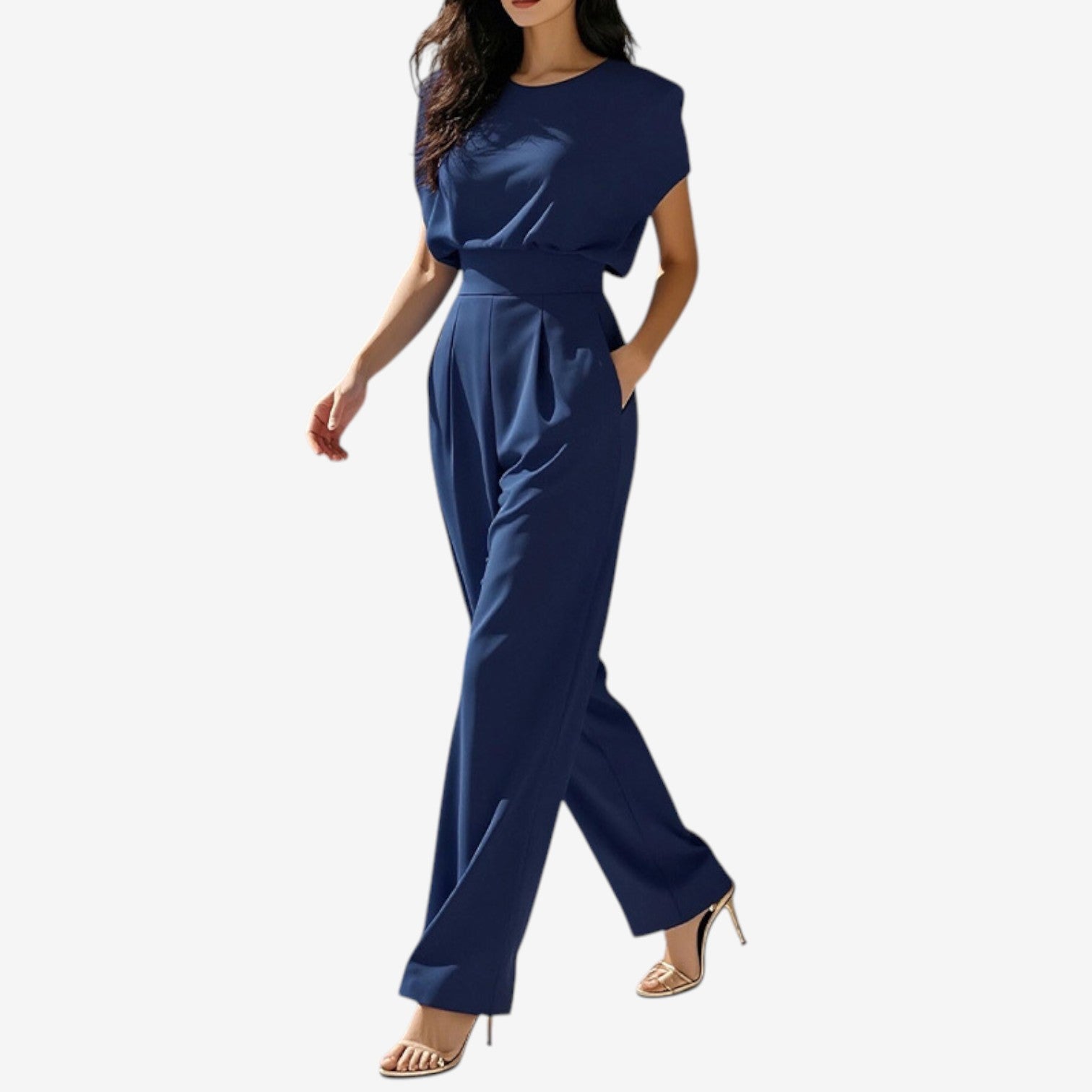 Ariia - Jumpsuit with a belt
