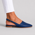 Simone | Braided Loafers with a Back Strap