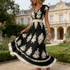 Candela - maxi dress with a V-neck