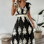 Candela - maxi dress with a V-neck
