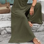 Azeloria - Women's Sleeveless Wide-Leg Jumpsuit with Pockets